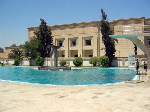 Swimming pool at the Republican Palace, 2003