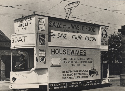 wartime tram in Glasgow