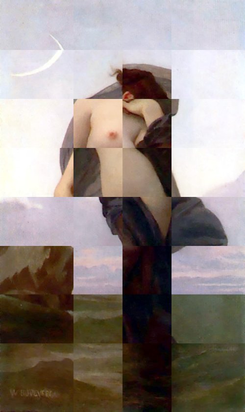 another messed-up painting by Bougereau