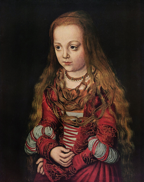 portrait of a Saxon Princess, Lucas Cranach the Elder